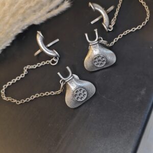 VINTAGE SLA TELEPHONE CUFFLINKS – RETRO CHARM