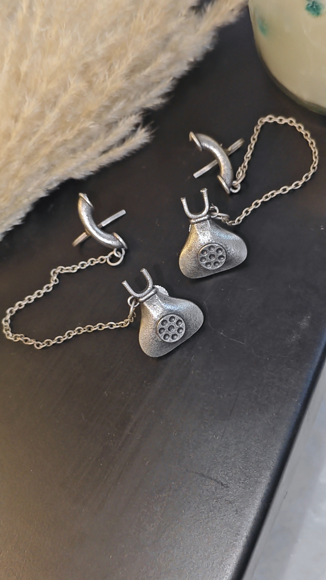 VINTAGE SLA TELEPHONE CUFFLINKS – RETRO CHARM