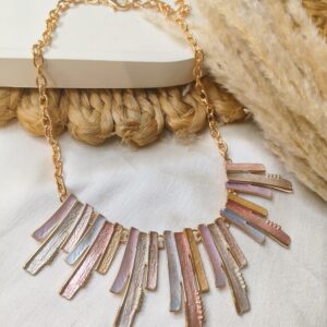 GOLDEN STAINLESS STEEL PREMIUM & ELEGANT NECKLACE