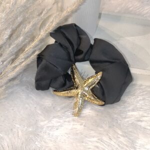 GOLD STARFISH SCRUNCHIES