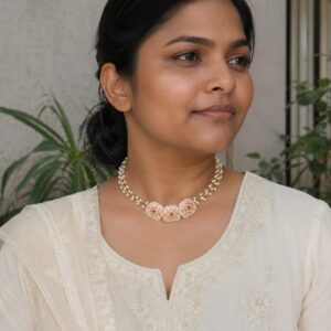 PRISHA CHOKER - ELEGANT PEARL LAYERED NECKLACE